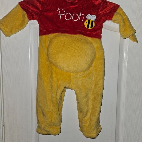 Disney Baby Winnie the Pooh Yellow/Red Plush Costume - Toddler 12-24 mo - Picture 2 of 12